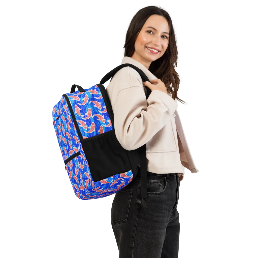 Cobalt Current on Utility Backpack — Right