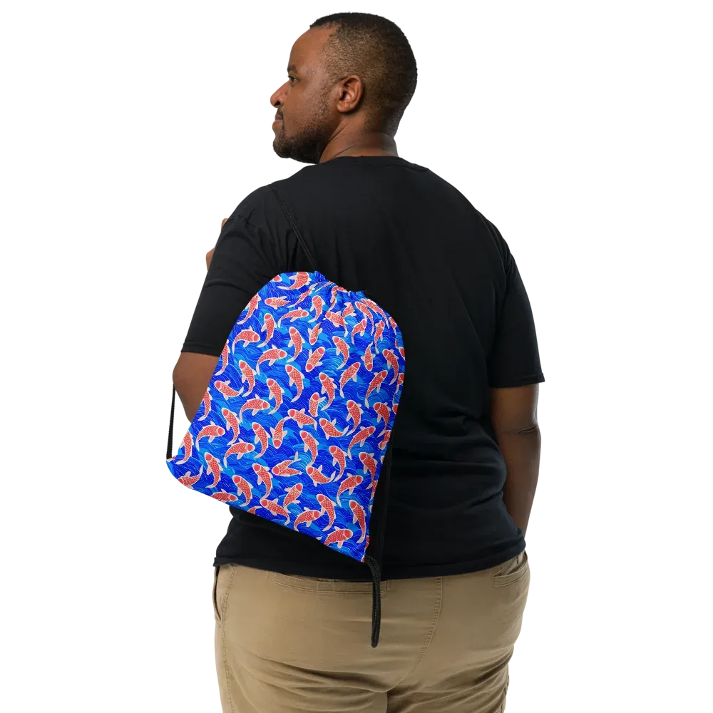 Cobalt Current on Drawstring Bag — Print file