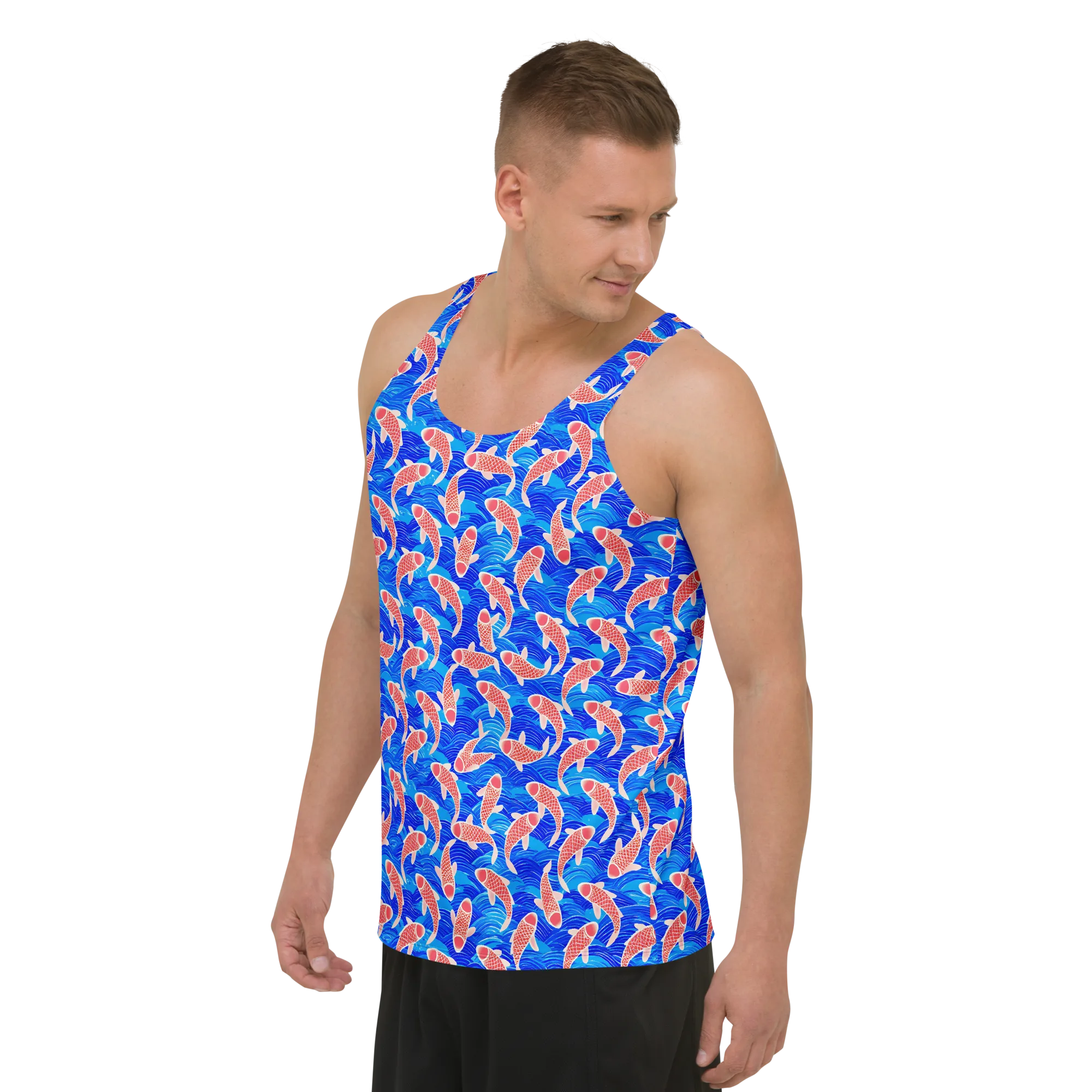 Cobalt Current on Men's Tank Top — Front print