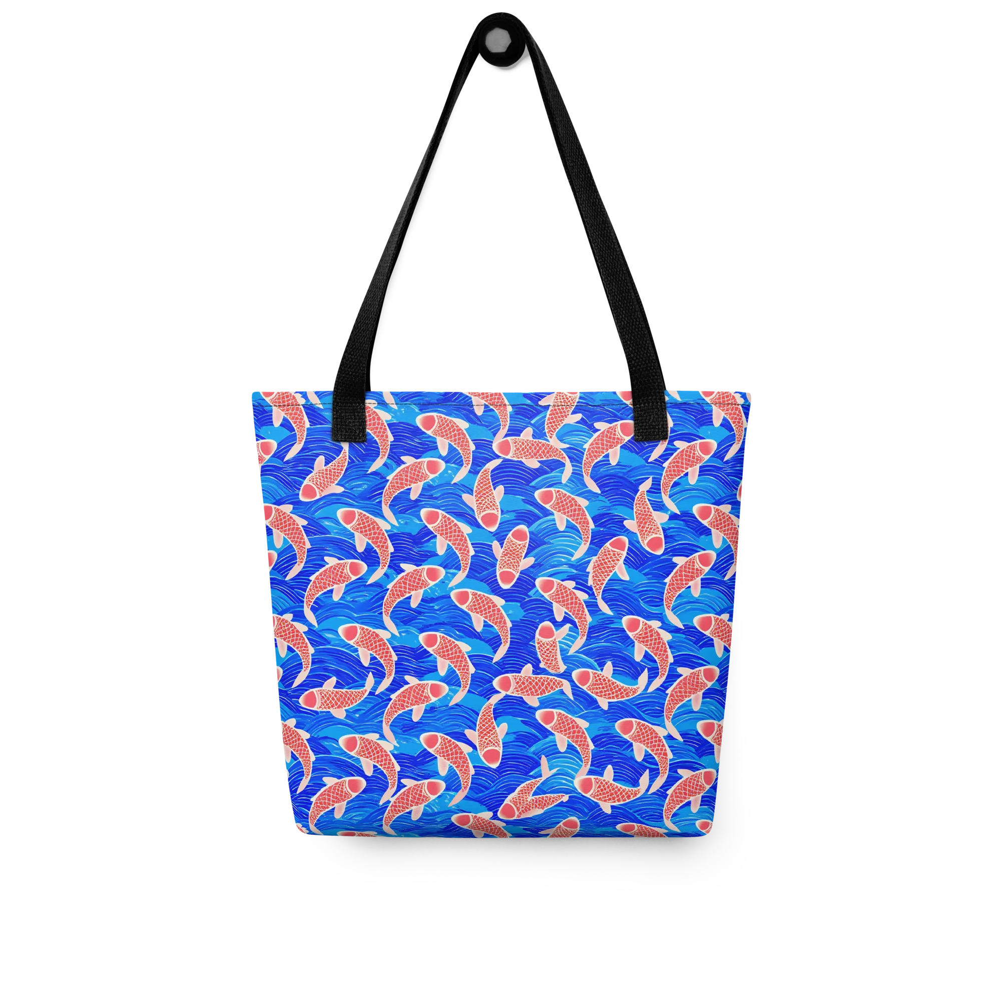 Cobalt Current on Tote Bag — Front