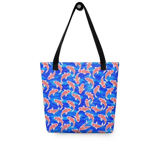 Cobalt Current on a Tote Bag