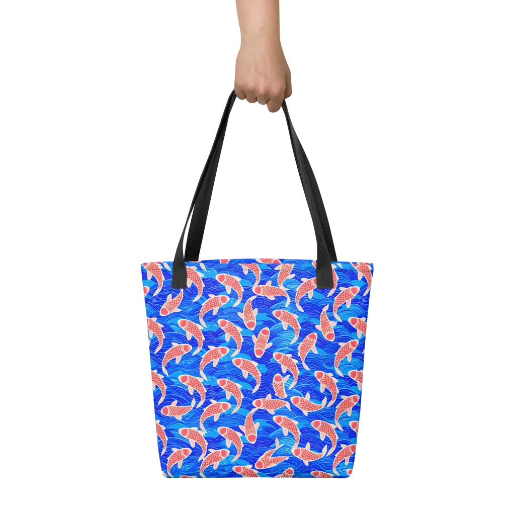 Cobalt Current on Tote Bag — Print file