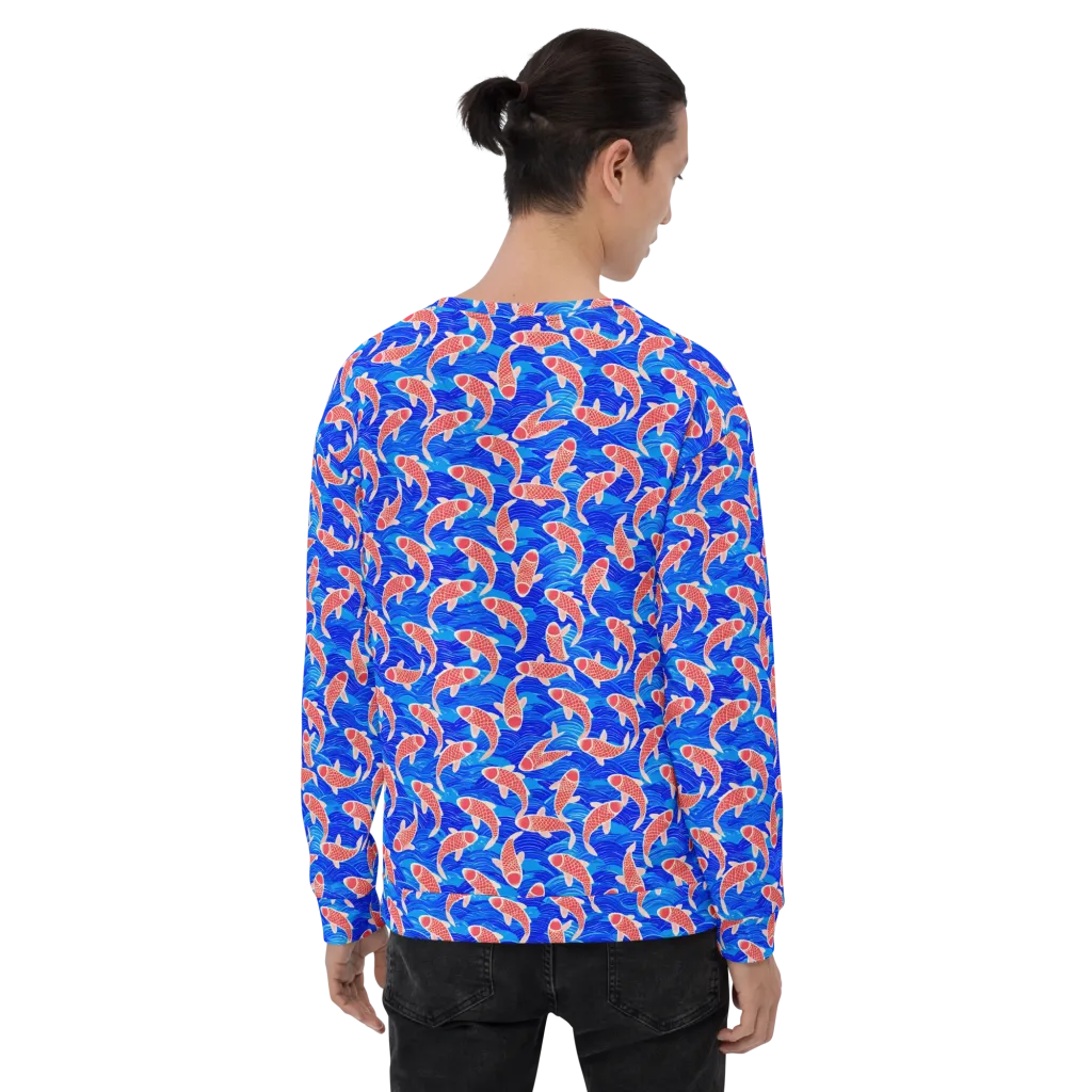 Cobalt Current on Sweatshirt — Back print