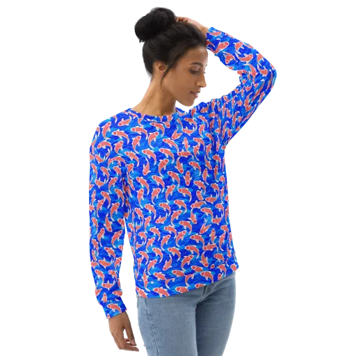 Cobalt Current on a Sweatshirt