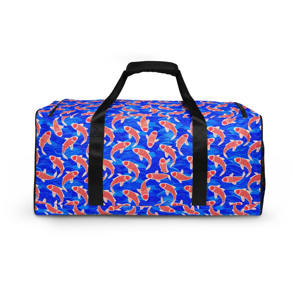 Cobalt Current on Duffle Bag — Back print