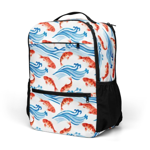 Waves of Fortune on a Utility Backpack
