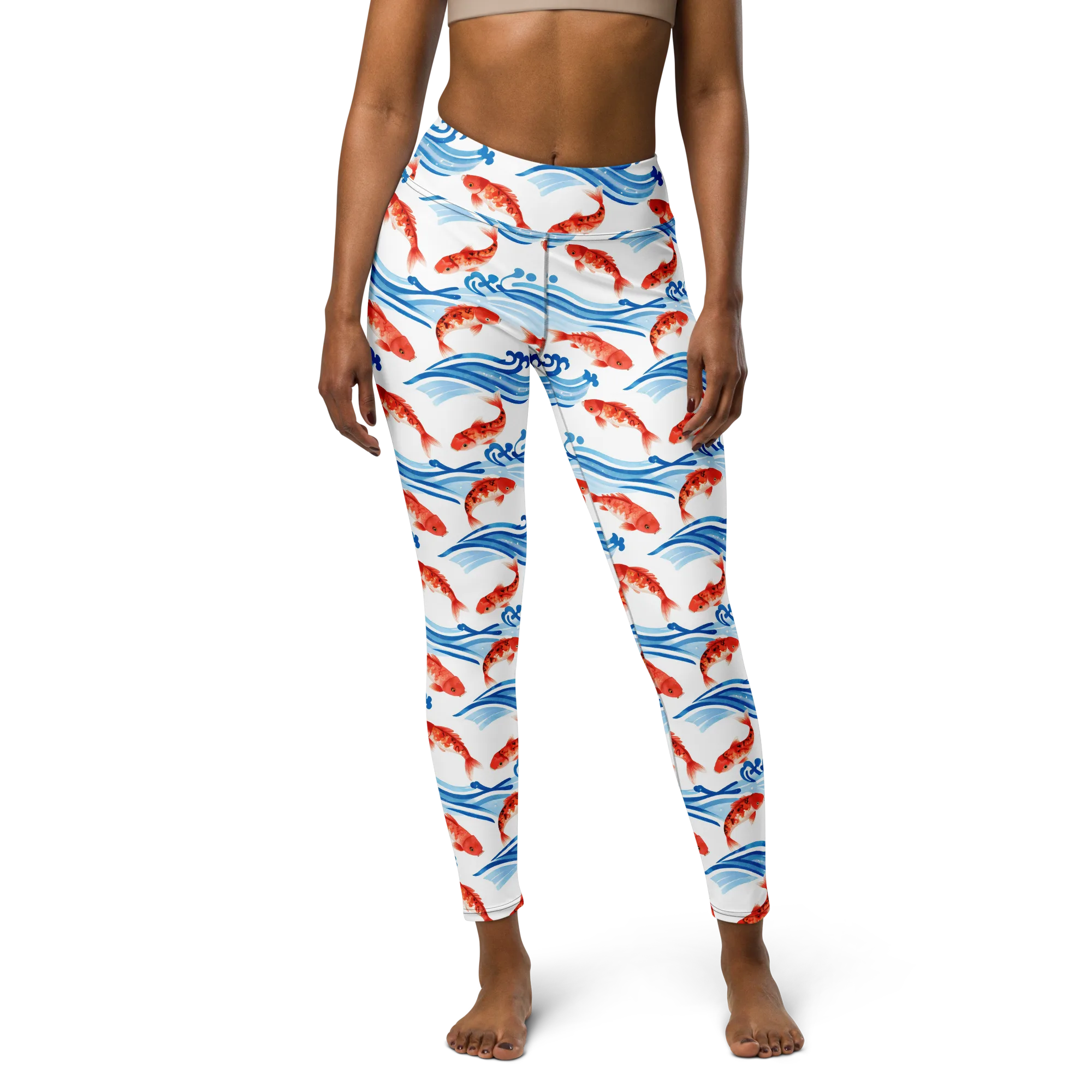 Waves of Fortune on Yoga Leggings — Print file
