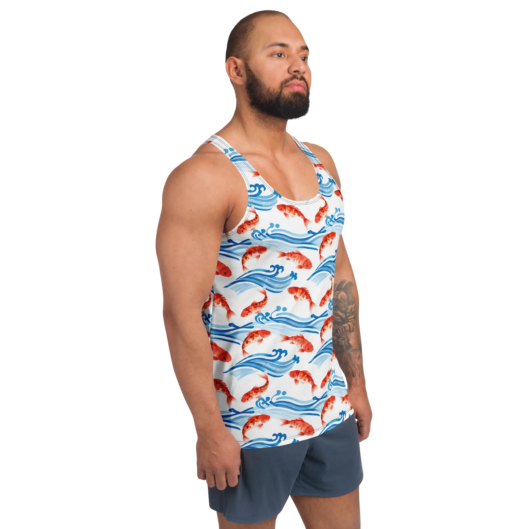 Waves of Fortune on Men's Tank Top — Front print