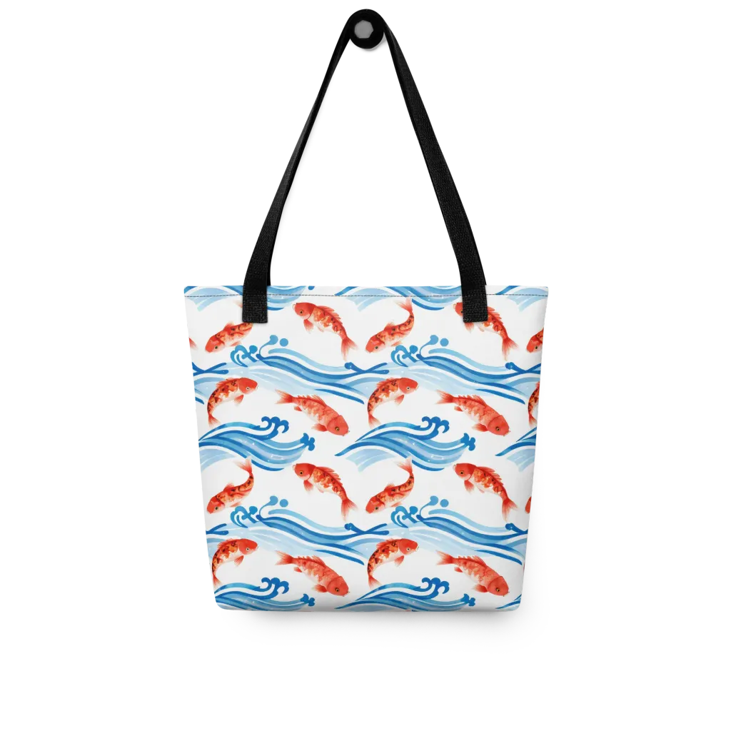 Waves of Fortune on Tote Bag — Front