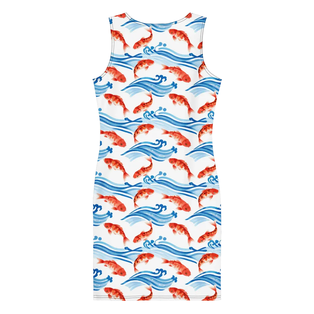 Waves of Fortune on Bodycon Dress — Print file