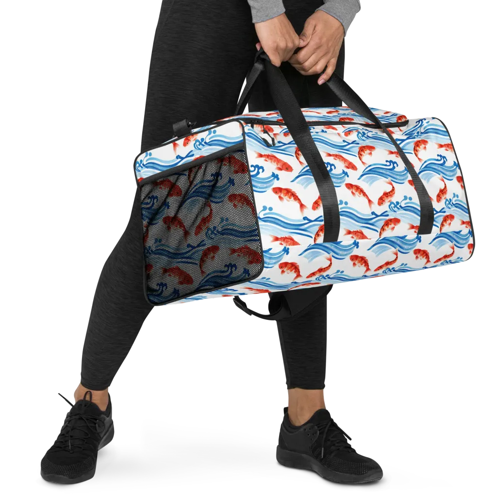 Waves of Fortune on Duffle Bag — Right Front