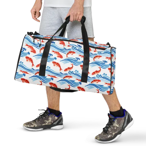 Waves of Fortune on a Duffle Bag