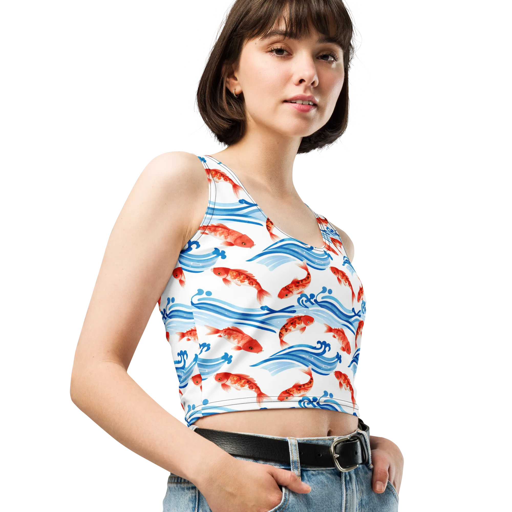 Waves of Fortune on Crop Top — Print file