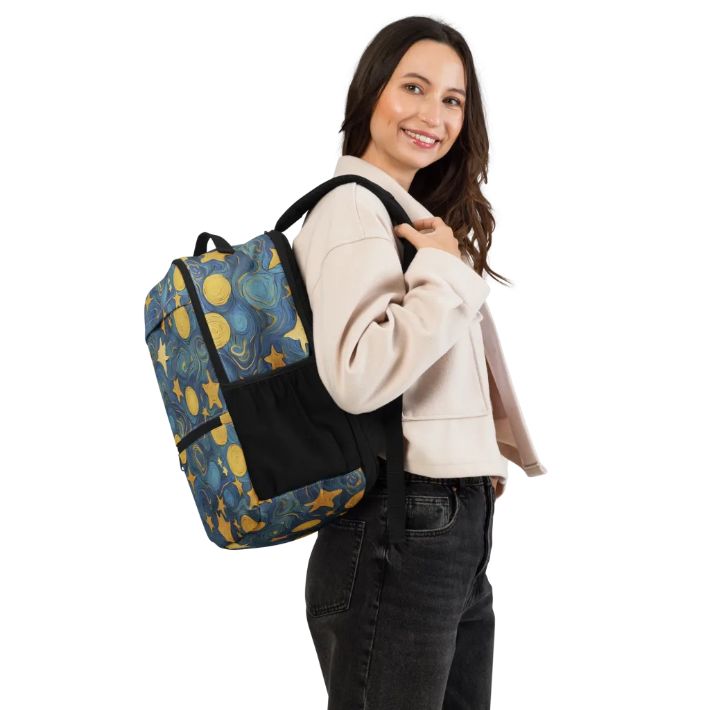 Gilded Galaxy on Utility Backpack — Right