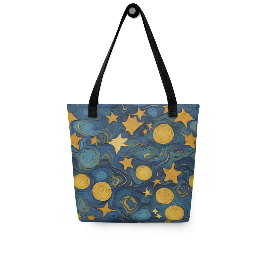 Gilded Galaxy on Tote Bag — Front