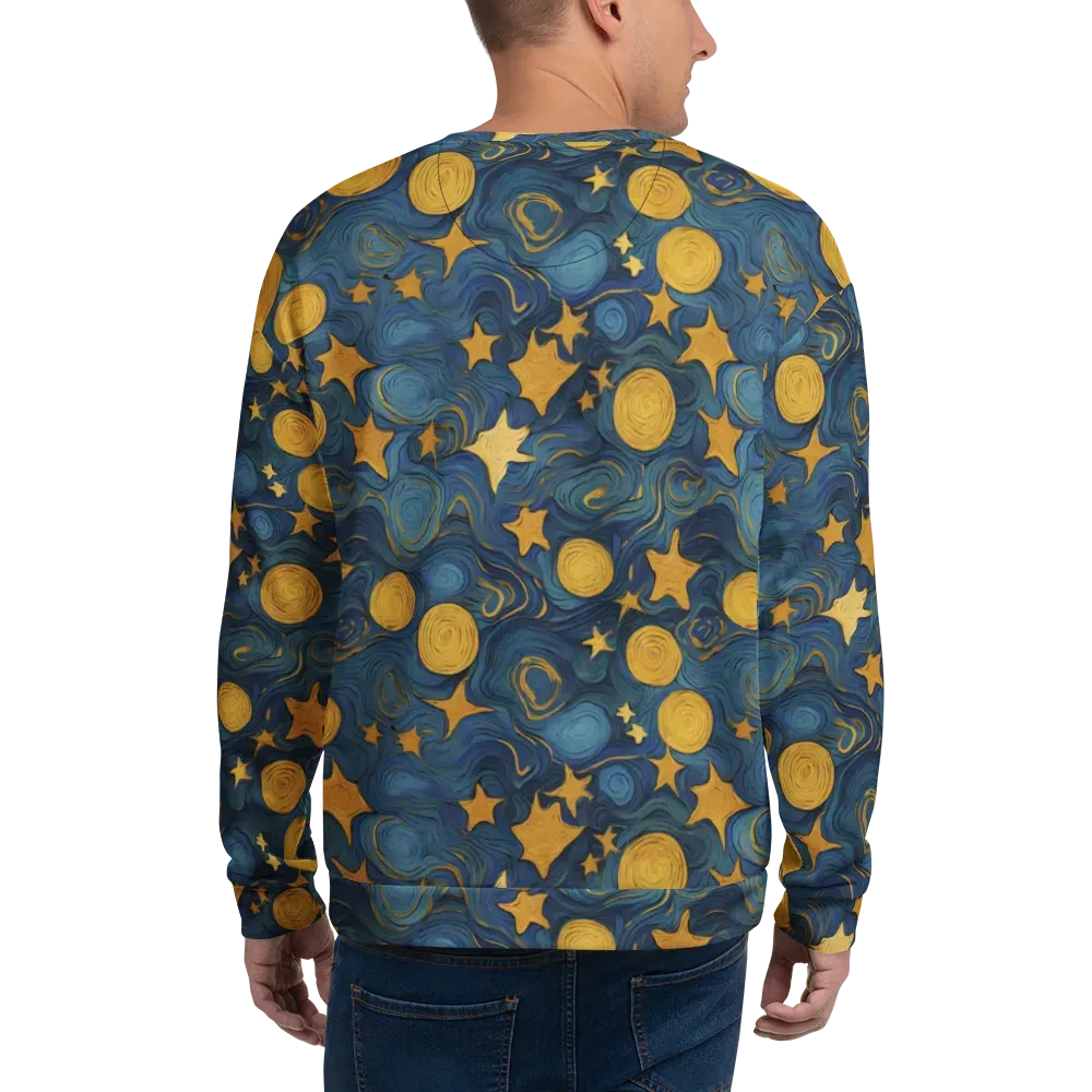Gilded Galaxy on Sweatshirt — Back