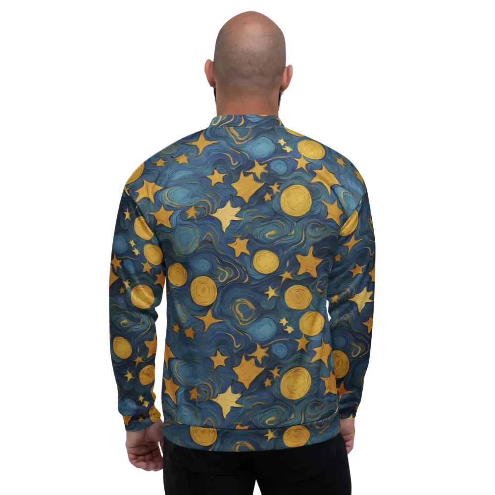 Gilded Galaxy on Bomber Jacket — Back