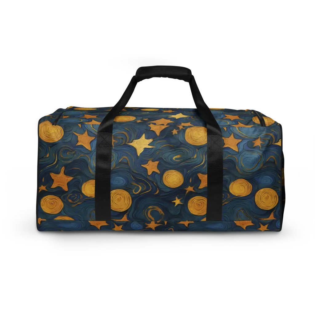 Gilded Galaxy on Duffle Bag — Back print