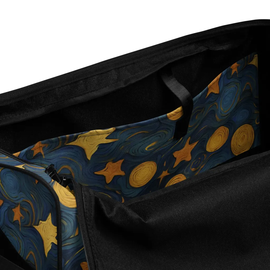 Gilded Galaxy on Duffle Bag — Product details