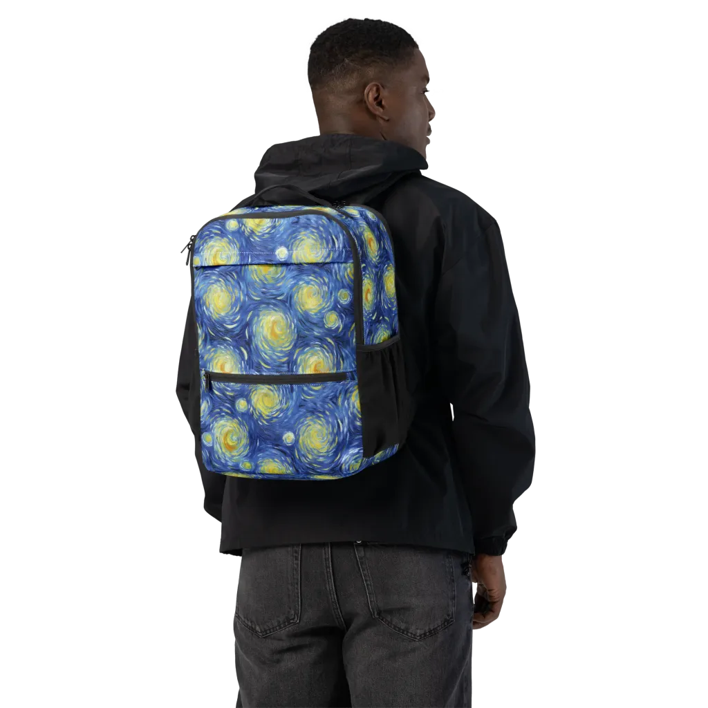Celestial Whirl on Utility Backpack — Back
