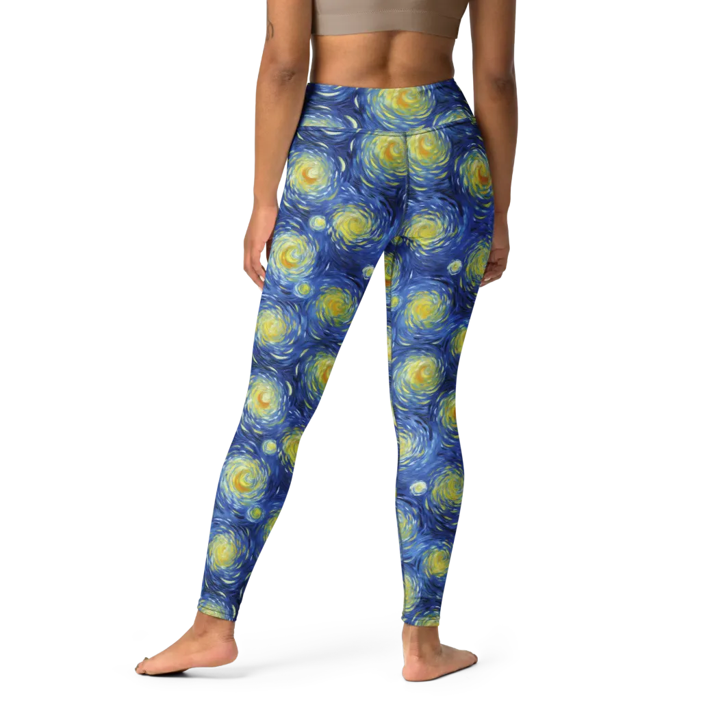 Celestial Whirl on Yoga Leggings — Print file