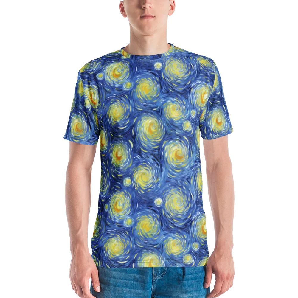 Celestial Whirl on Men's Crew Neck T-Shirt — Front