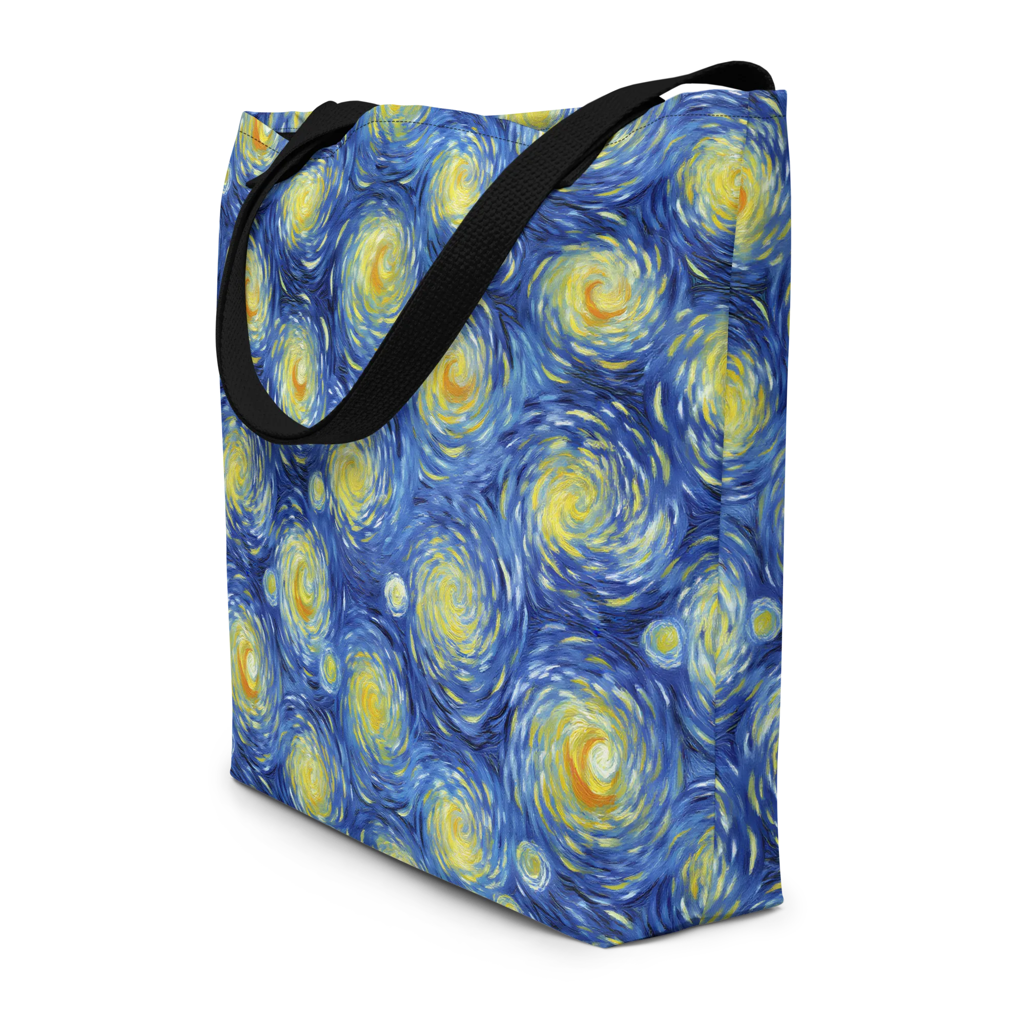 Celestial Whirl on Large Tote Bag W/ Pocket — Print file