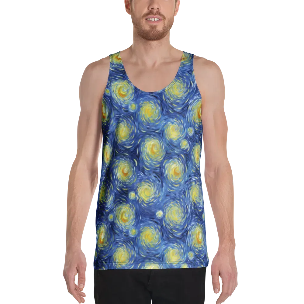Celestial Whirl on Men's Tank Top — Front