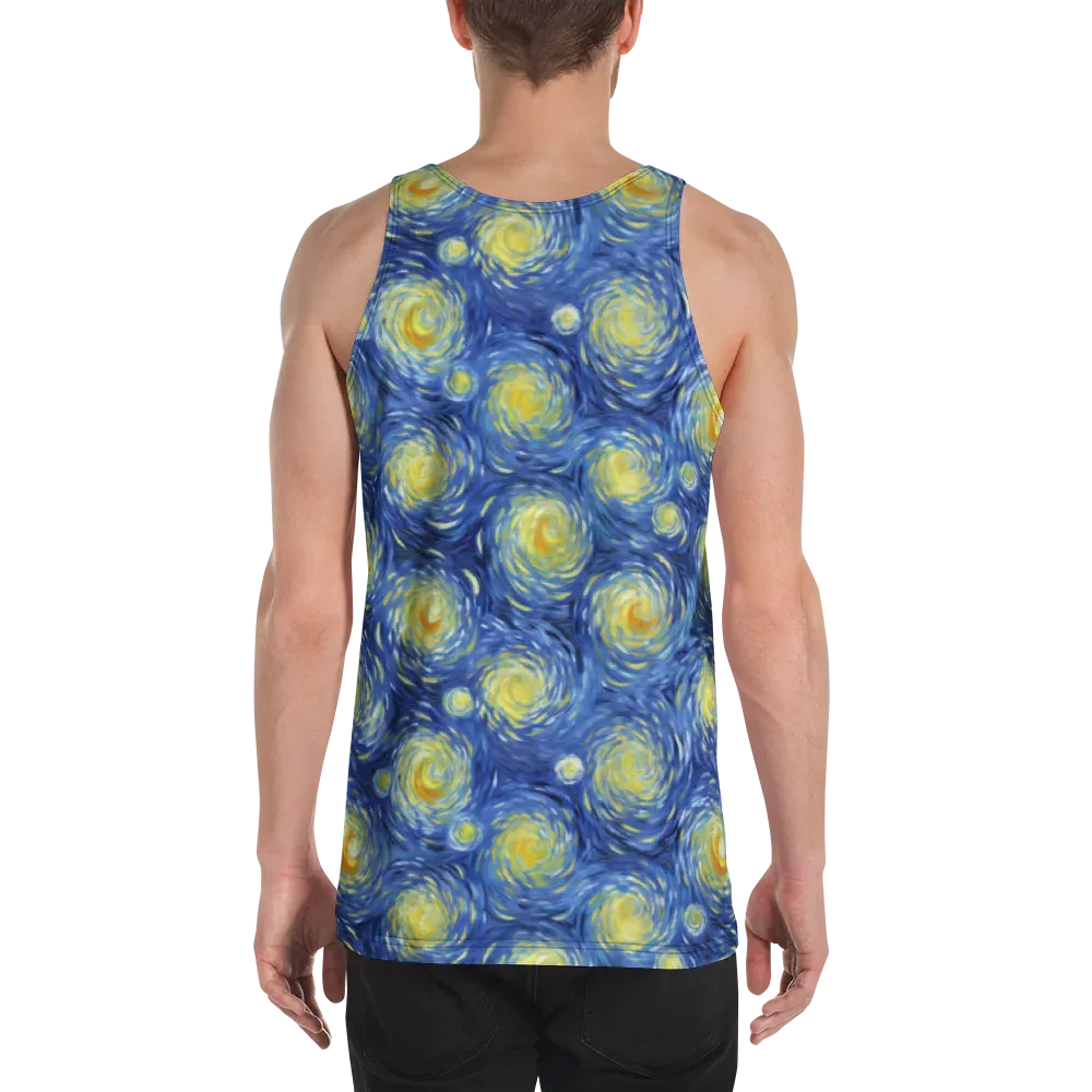 Celestial Whirl on Men's Tank Top — Back