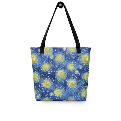Celestial Whirl on a Tote Bag