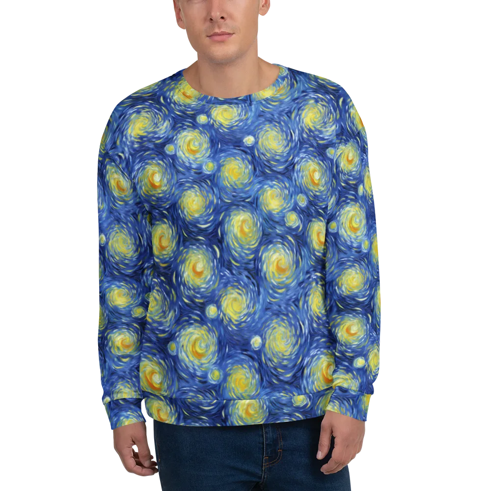 Celestial Whirl on Sweatshirt — Front