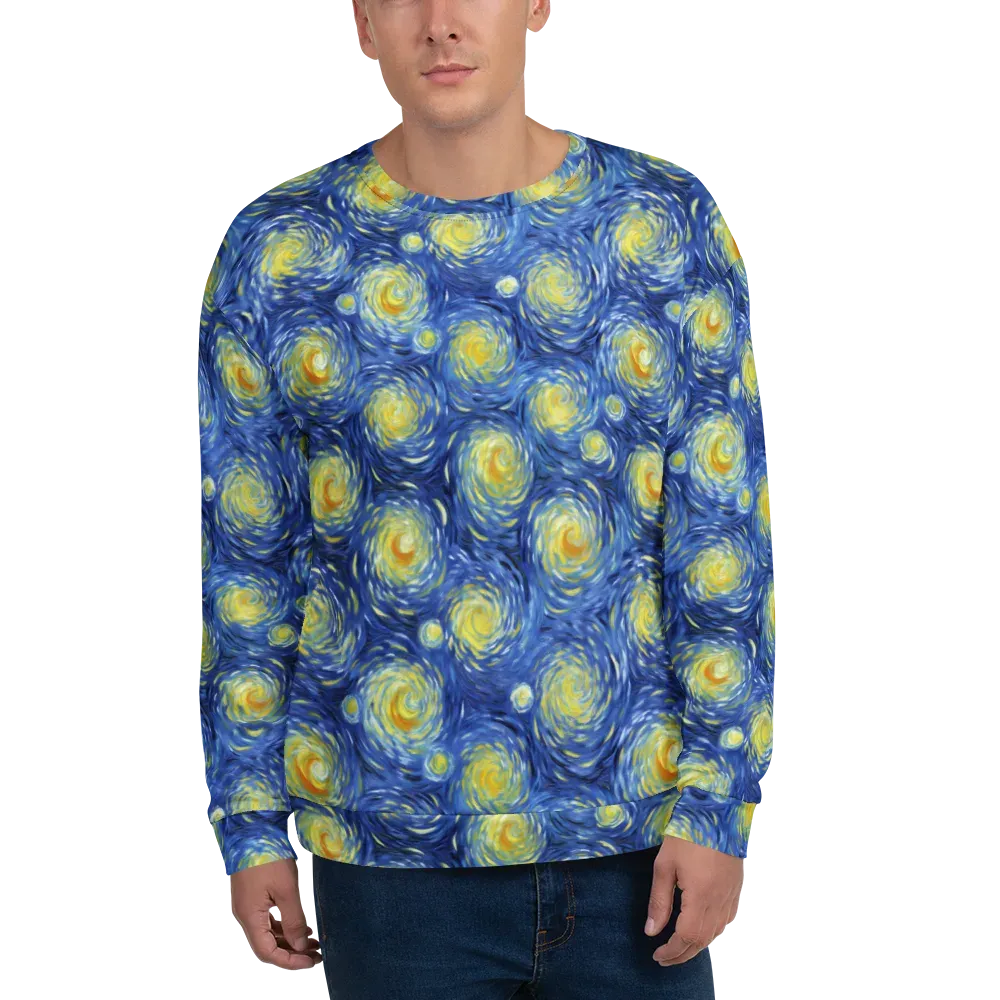Celestial Whirl on Sweatshirt — Front