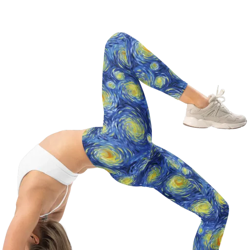 Celestial Whirl on a Leggings