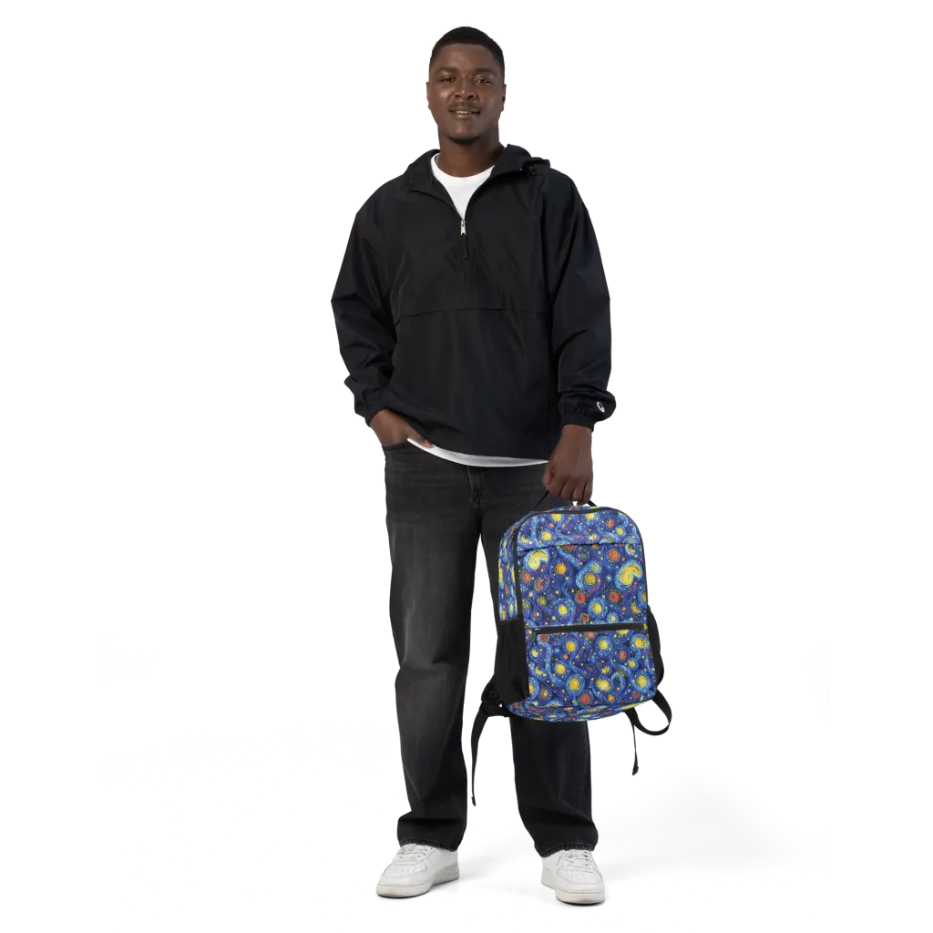 Cosmic Whirl on Utility Backpack — Front