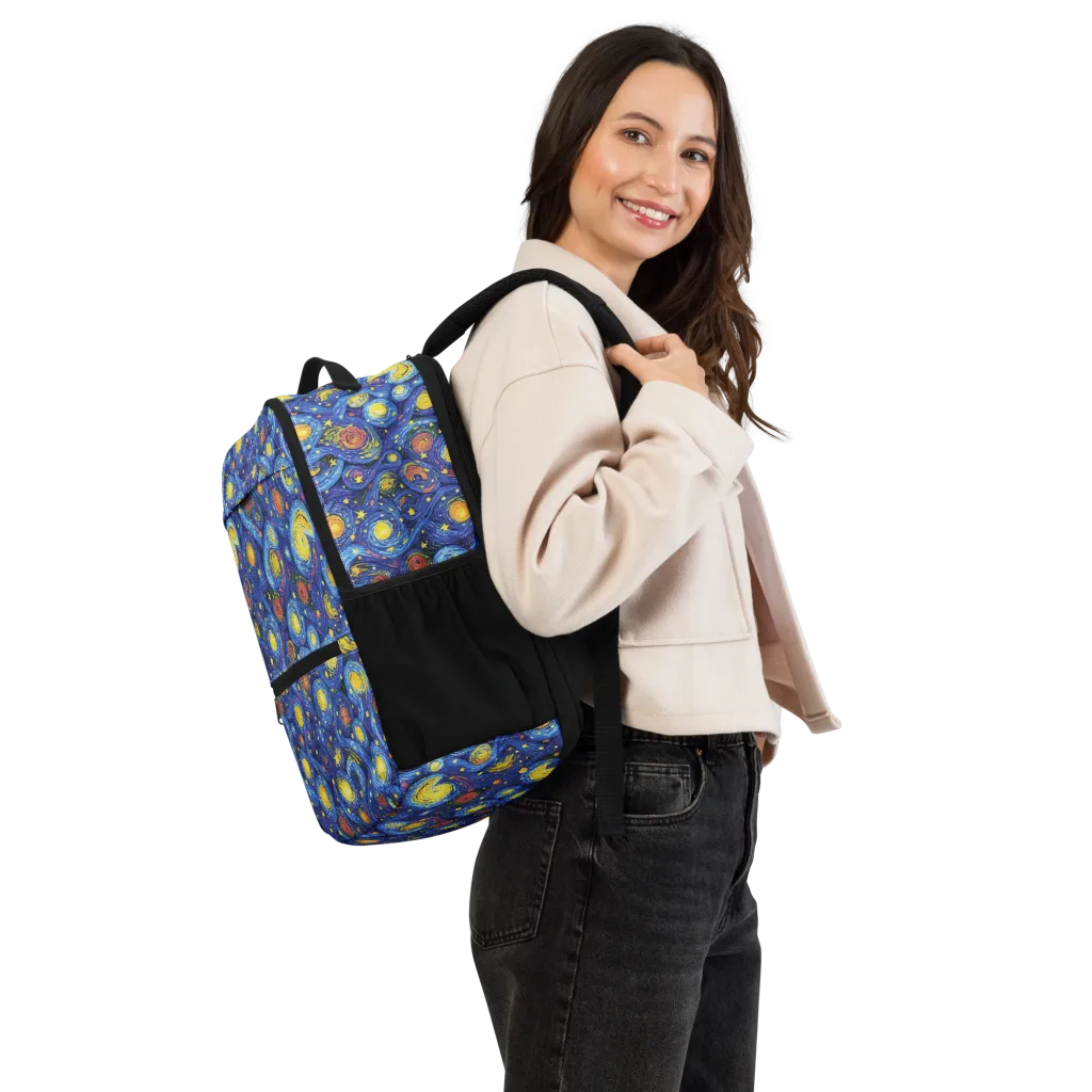 Cosmic Whirl on Utility Backpack — Right