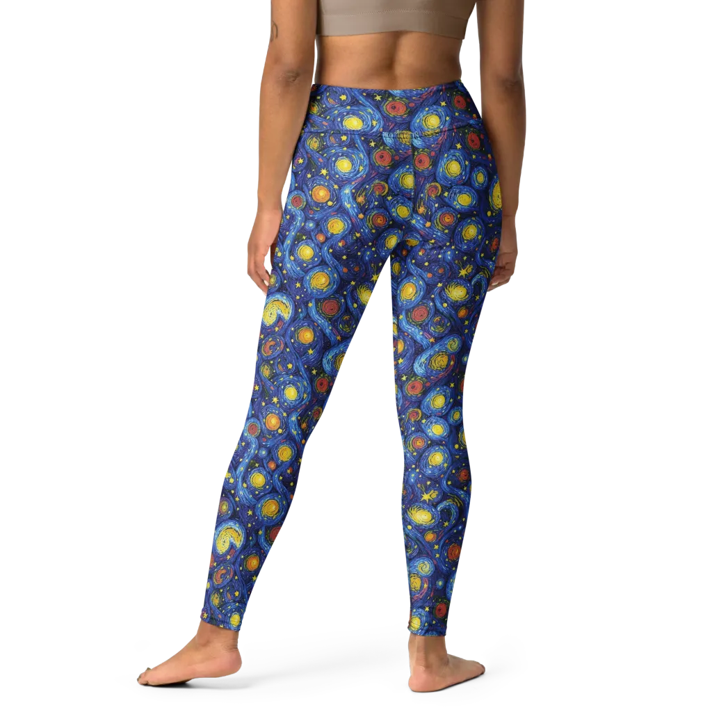 Cosmic Whirl on Yoga Leggings — Print file