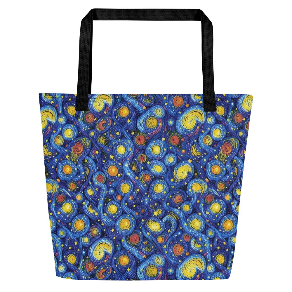 Cosmic Whirl on Large Tote Bag W/ Pocket — Front