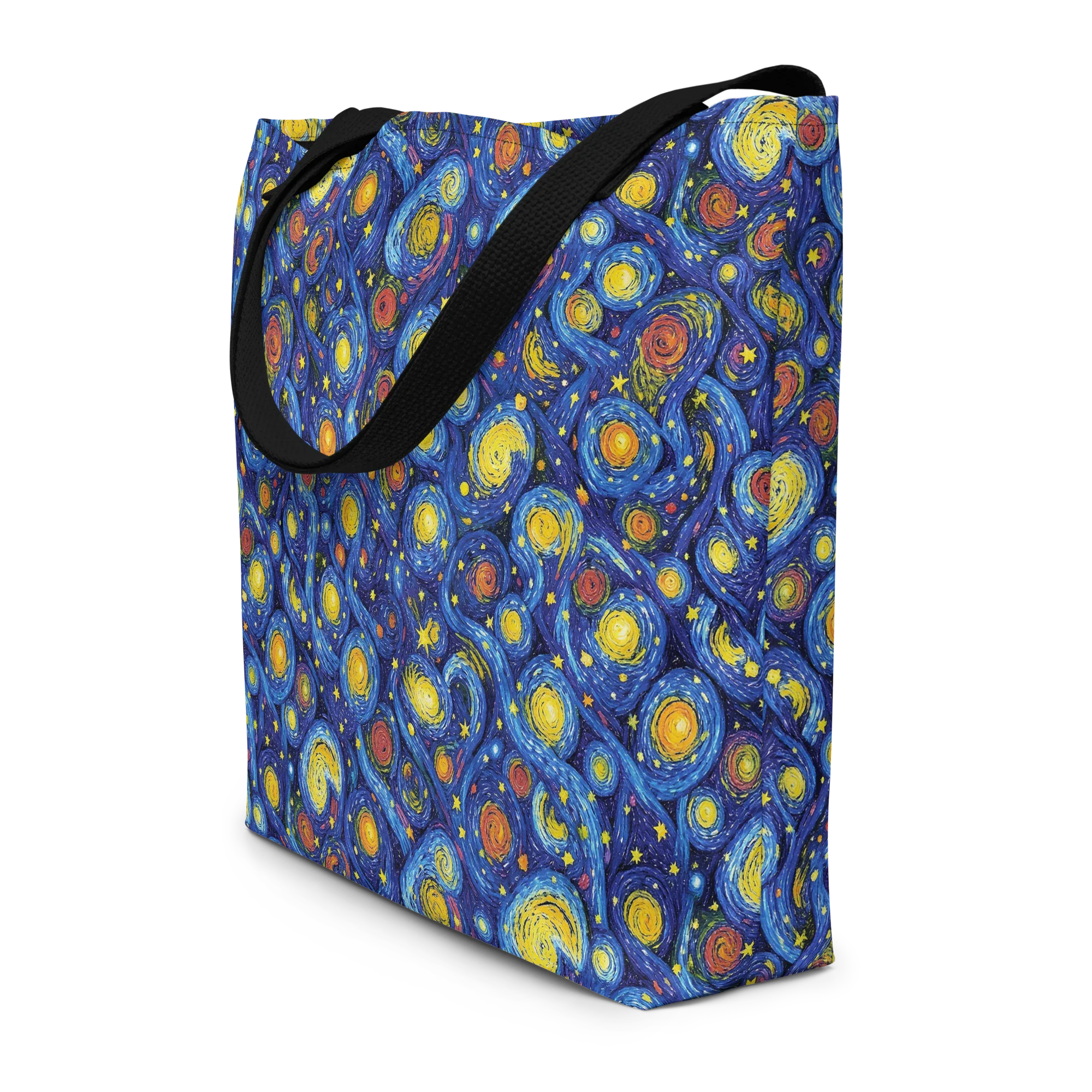Cosmic Whirl on Large Tote Bag W/ Pocket — Print file