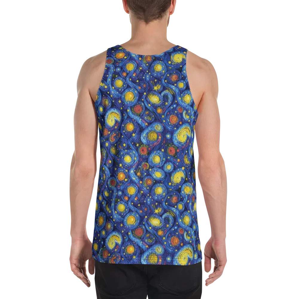 Cosmic Whirl on Men's Tank Top — Back