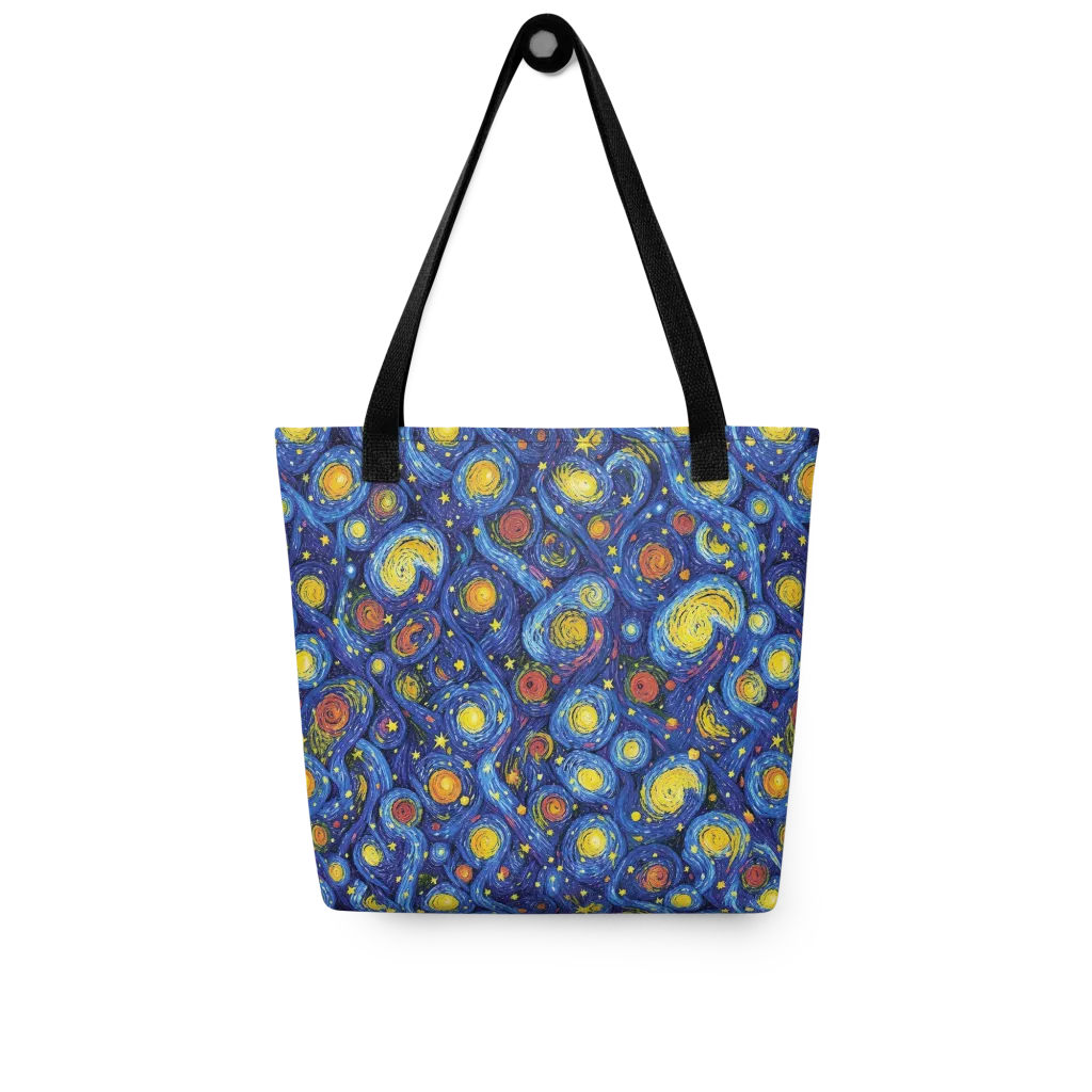 Cosmic Whirl on Tote Bag — Front