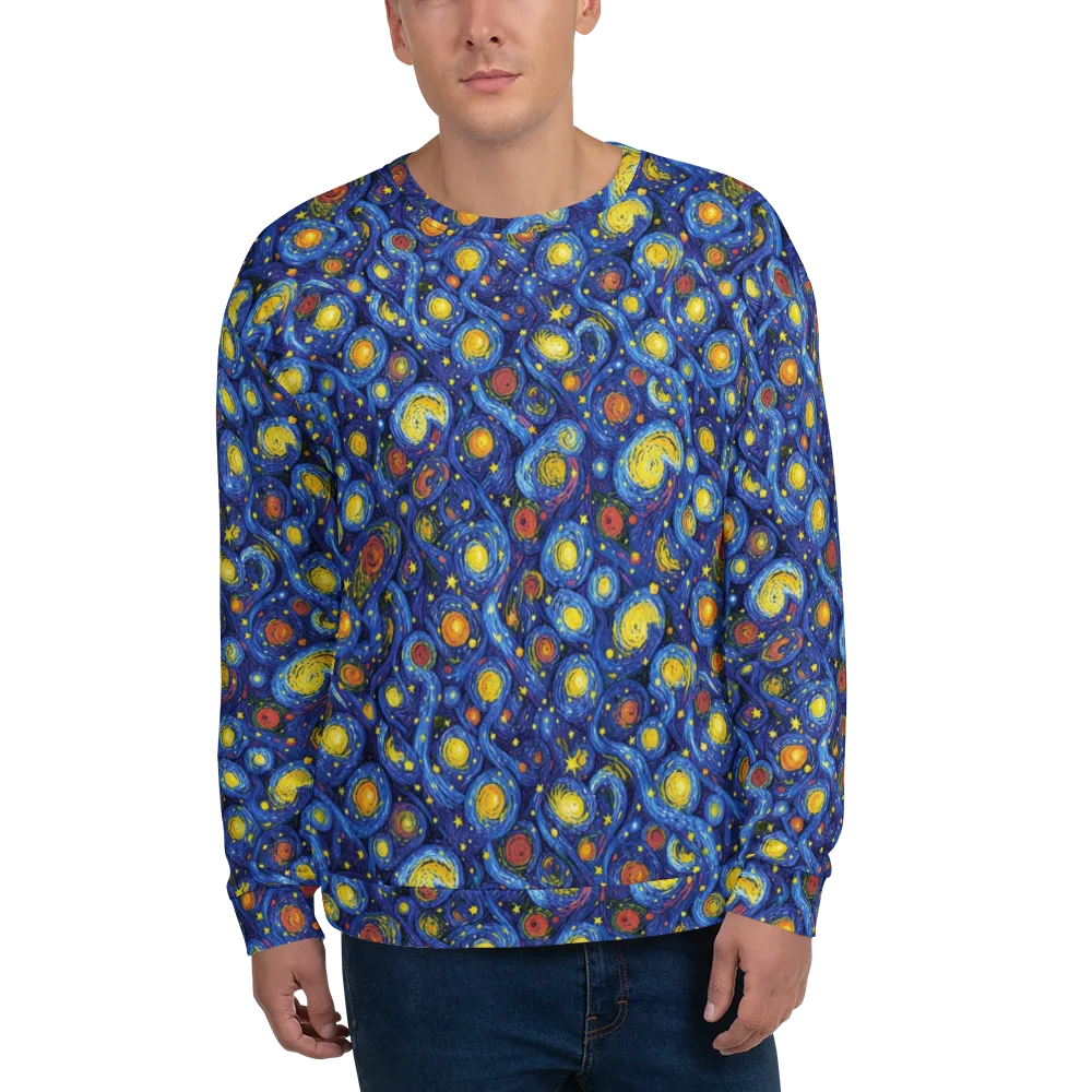 Cosmic Whirl on Sweatshirt — Front