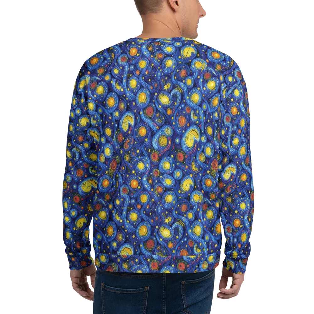 Cosmic Whirl on Sweatshirt — Back