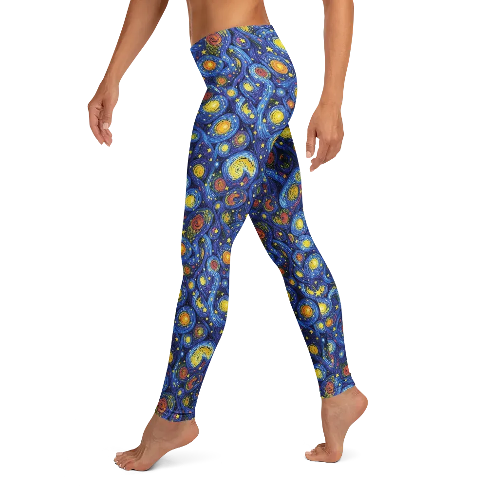 Cosmic Whirl on Leggings — Left