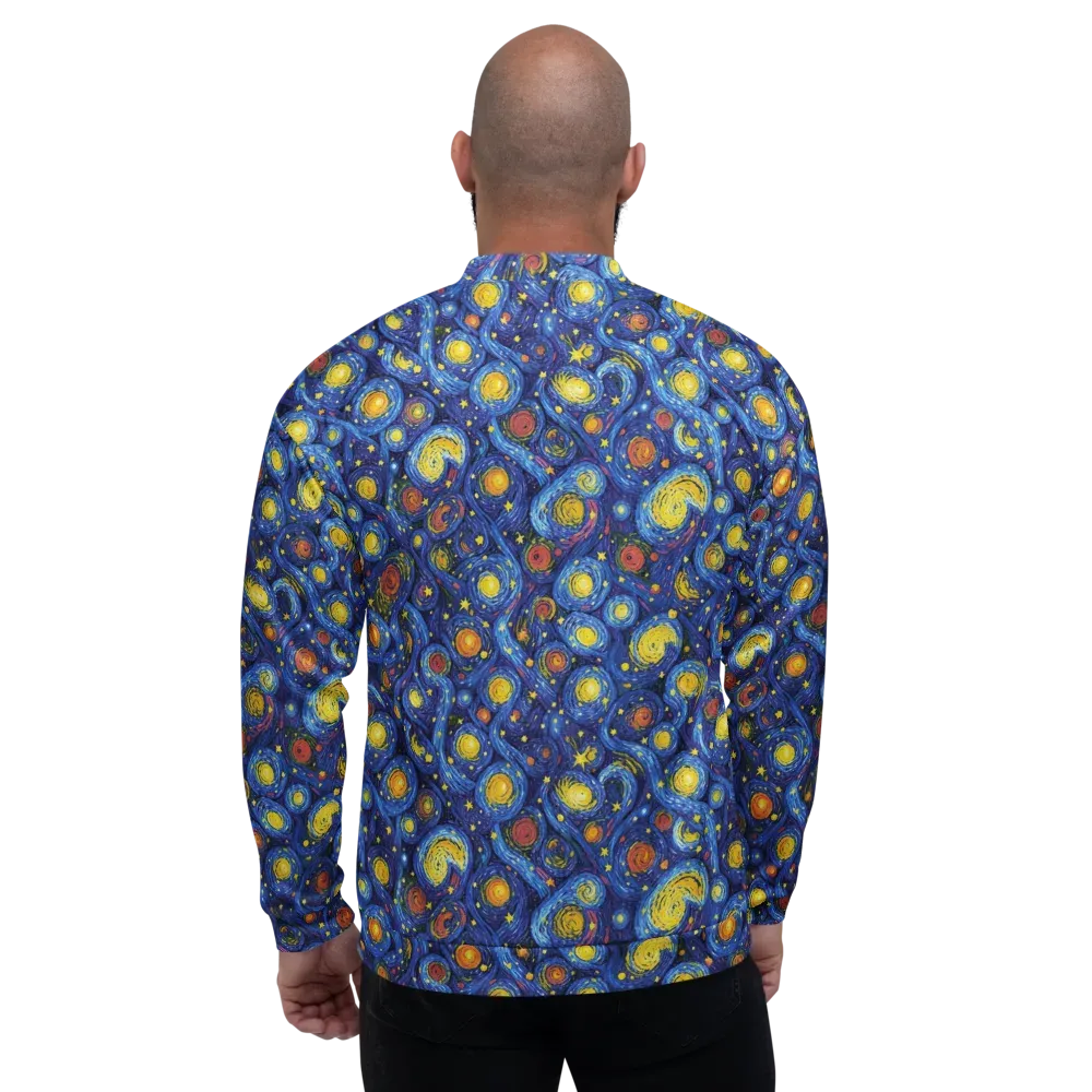 Cosmic Whirl on Bomber Jacket — Back