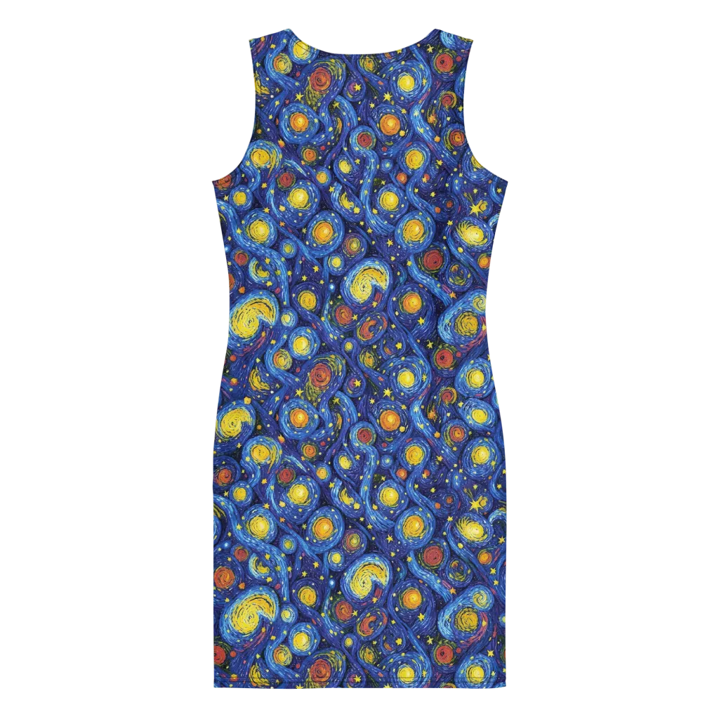 Cosmic Whirl on Bodycon Dress — Print file