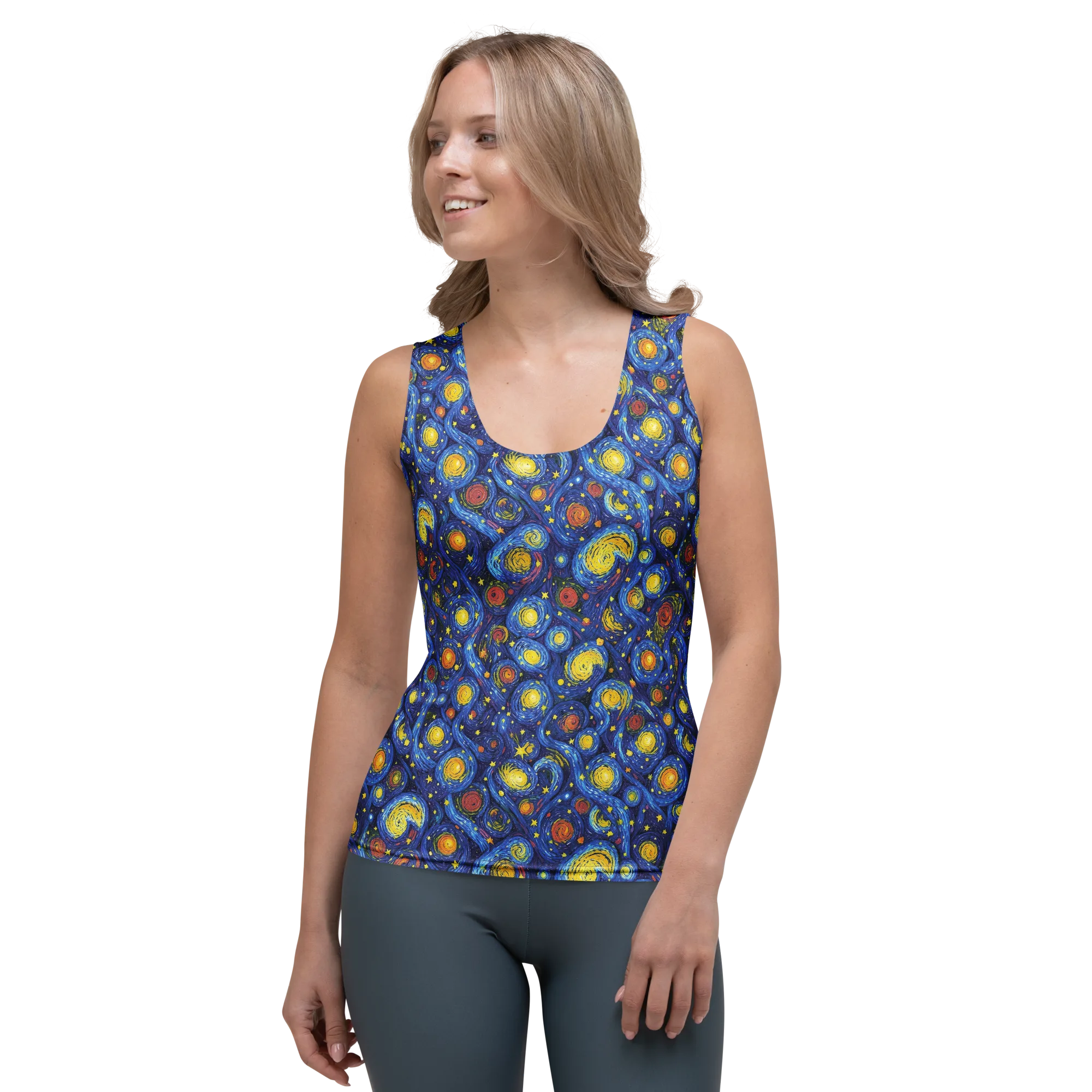Cosmic Whirl on Women's Tank Top — Front