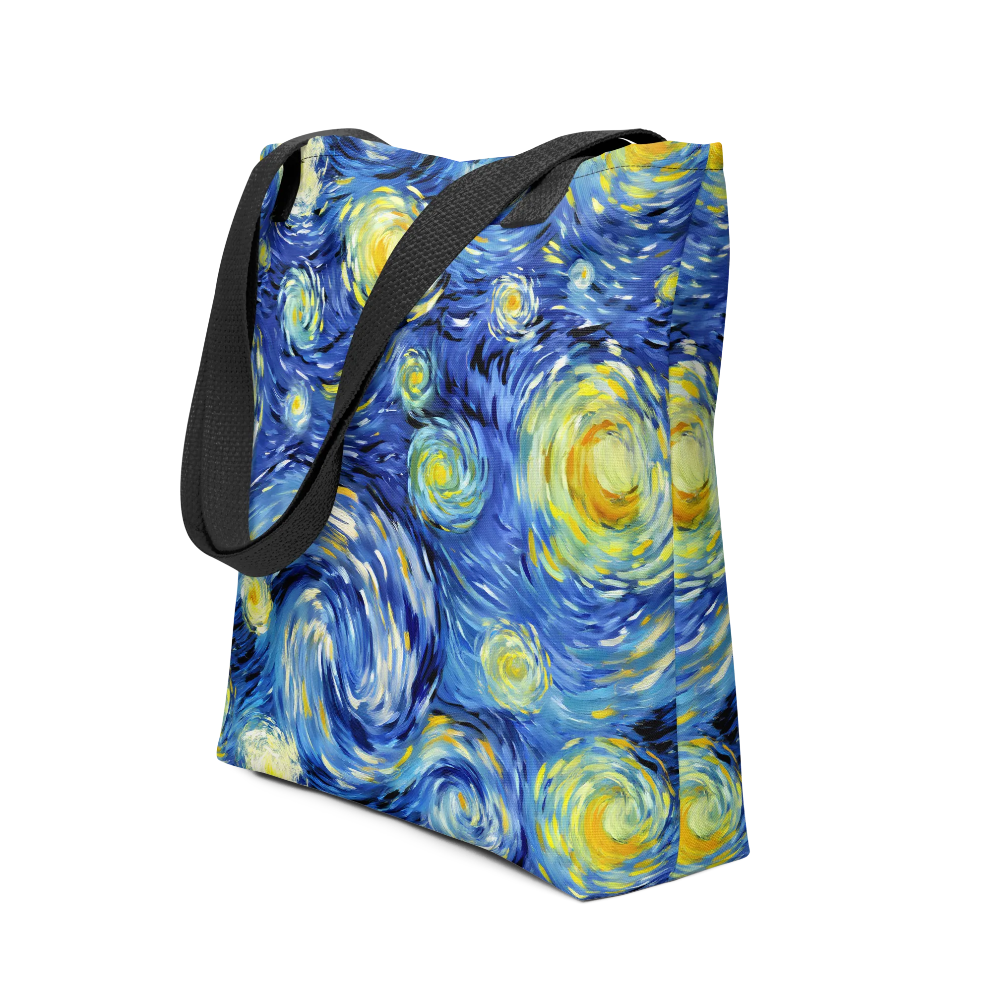 Cobalt Orbit on Tote Bag — Print file