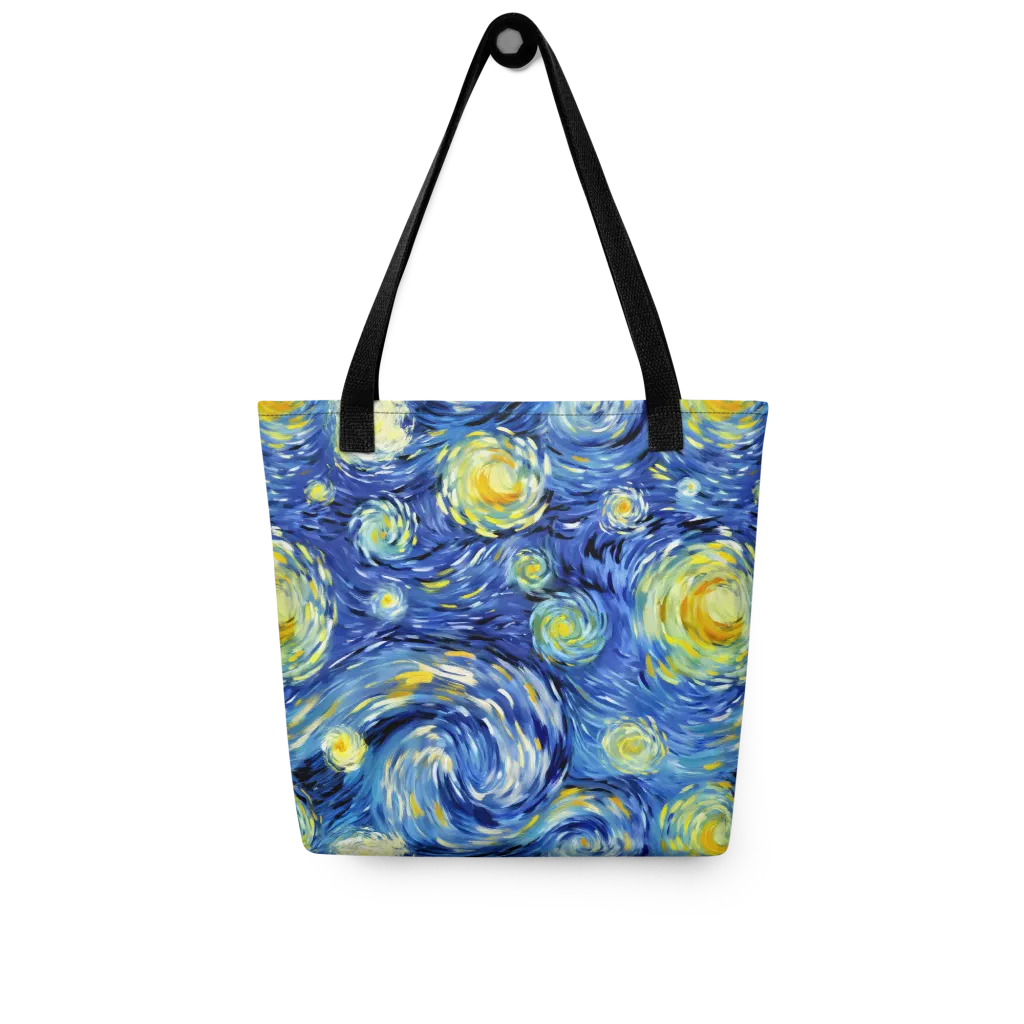Cobalt Orbit on Tote Bag — Front