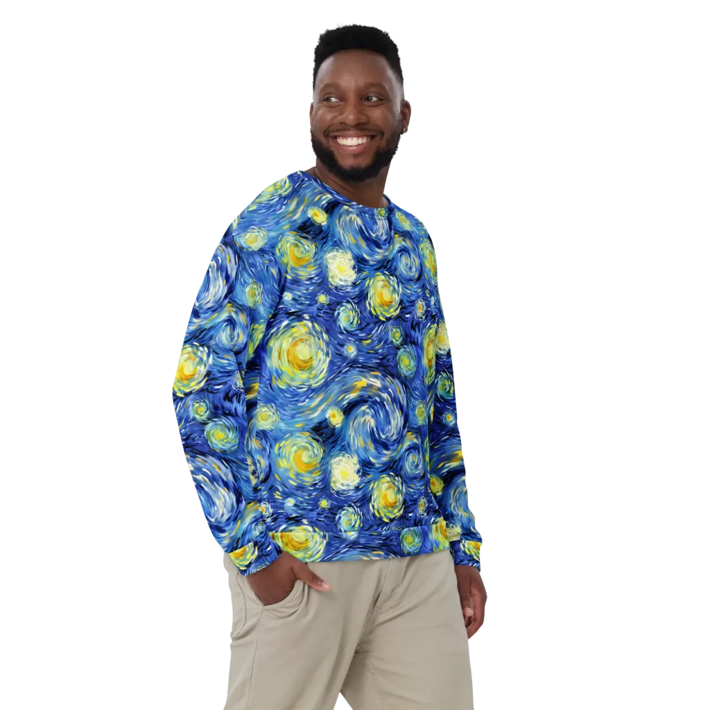Cobalt Orbit on Sweatshirt — Front print