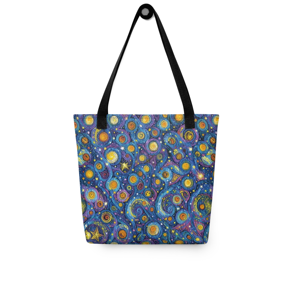 Starry Orbit on Tote Bag — Front
